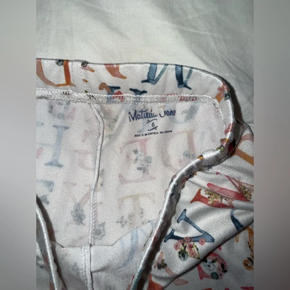 Matilda Jane Heart to Heart Alohabet Pajamas size 6